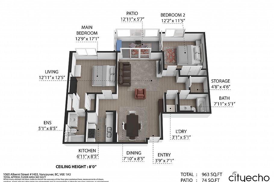 1403 1060 Alberni Street Vancouver, BC - 39