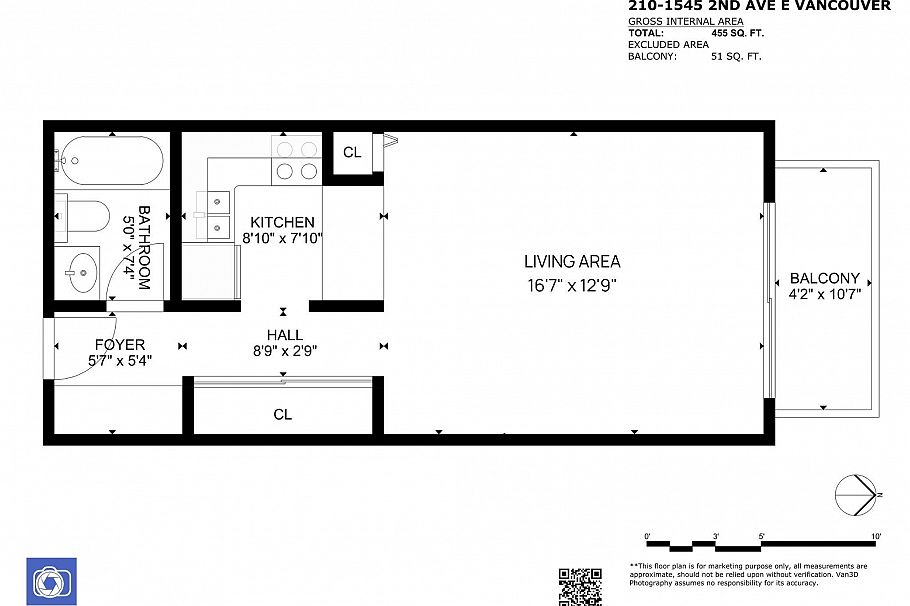 210 1545 E 2nd Avenue Vancouver, BC - 14