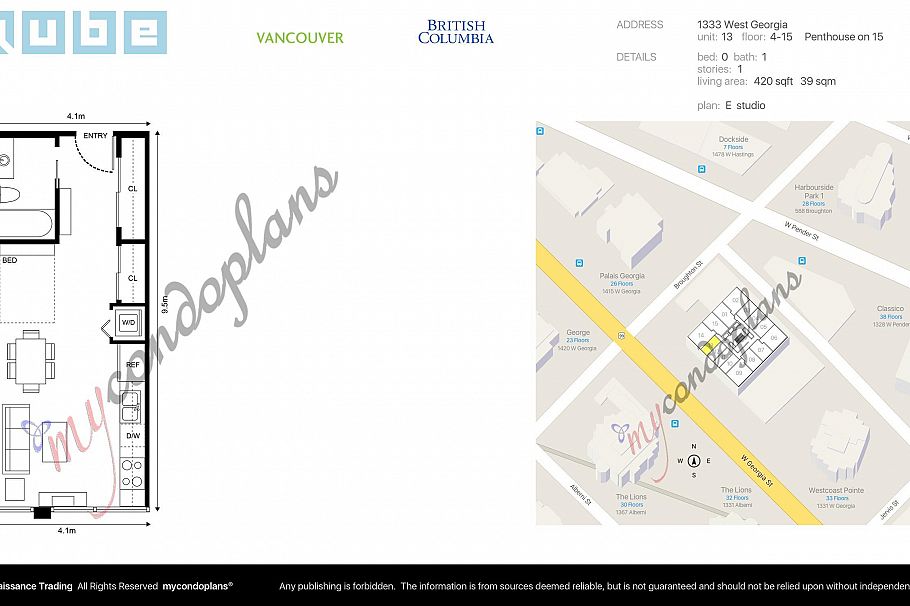 1113 1333 W Georgia Street Vancouver, BC - 26