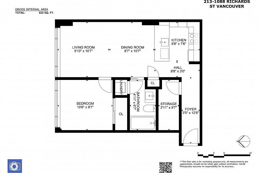 213 1088 Richards Street Vancouver, BC - 28