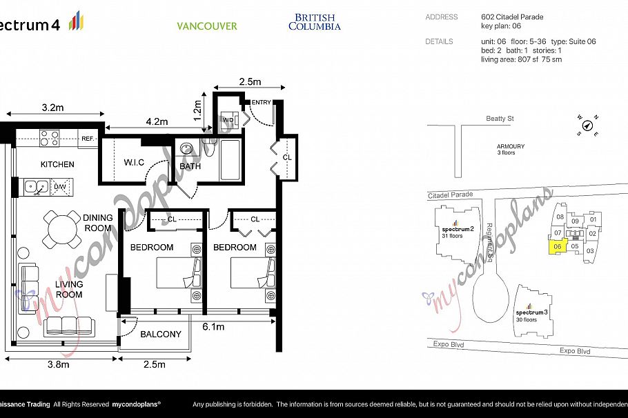 3506 602 Citadel Parade Vancouver, BC - 33