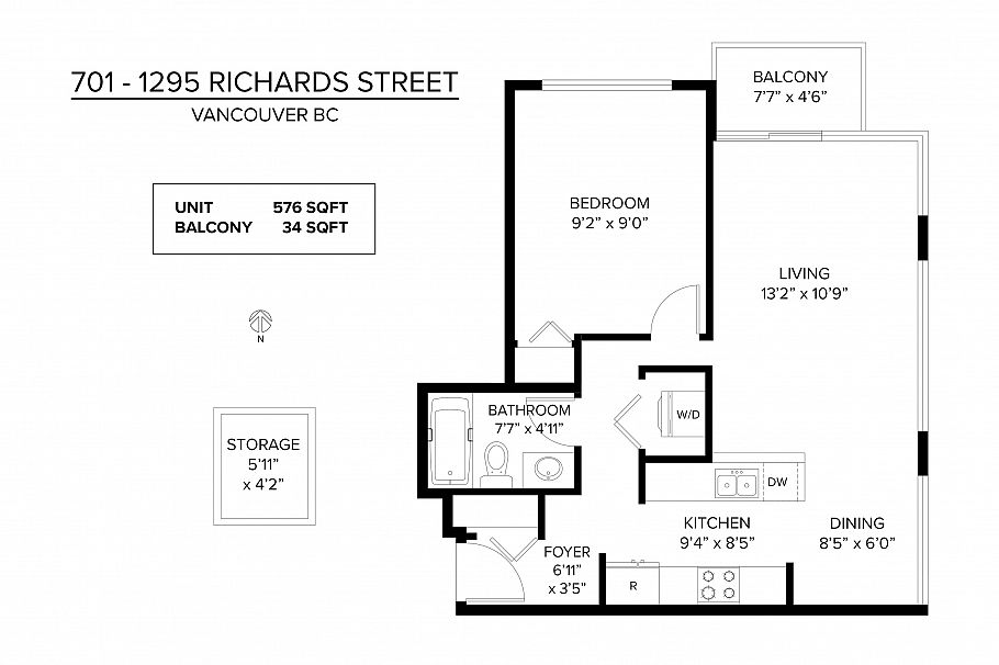 701 1295 Richards Street Vancouver, BC - 38