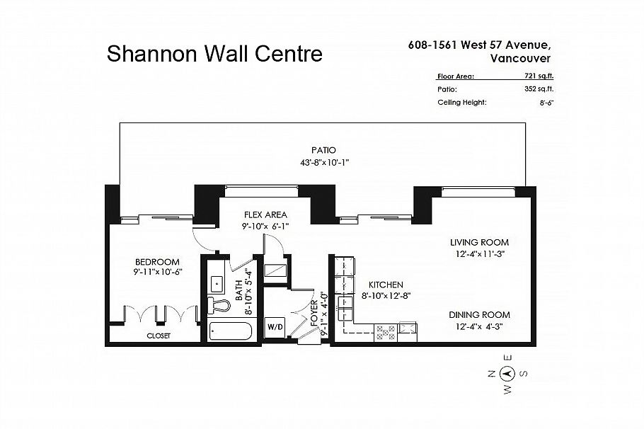 608 1561 W 57th Avenue Vancouver, BC - 4