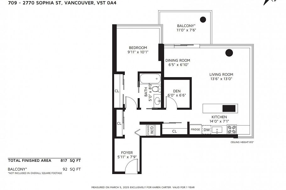 709 2770 Sophia Street Vancouver, BC - 24