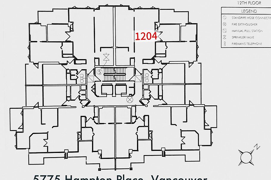 1204 5775 Hampton Place Vancouver, BC - 34