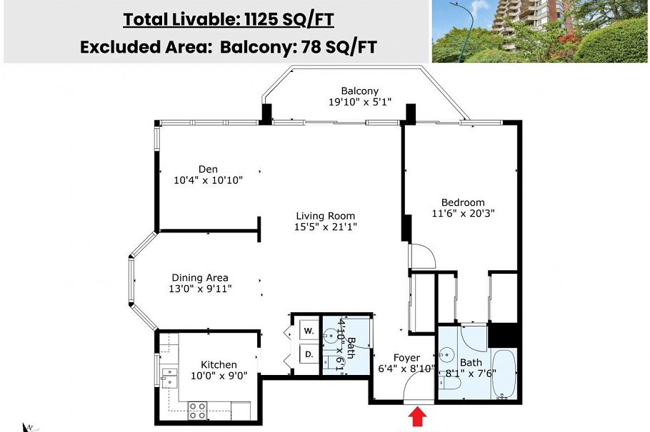 1104 2445 W 3rd Avenue Vancouver, BC - 23