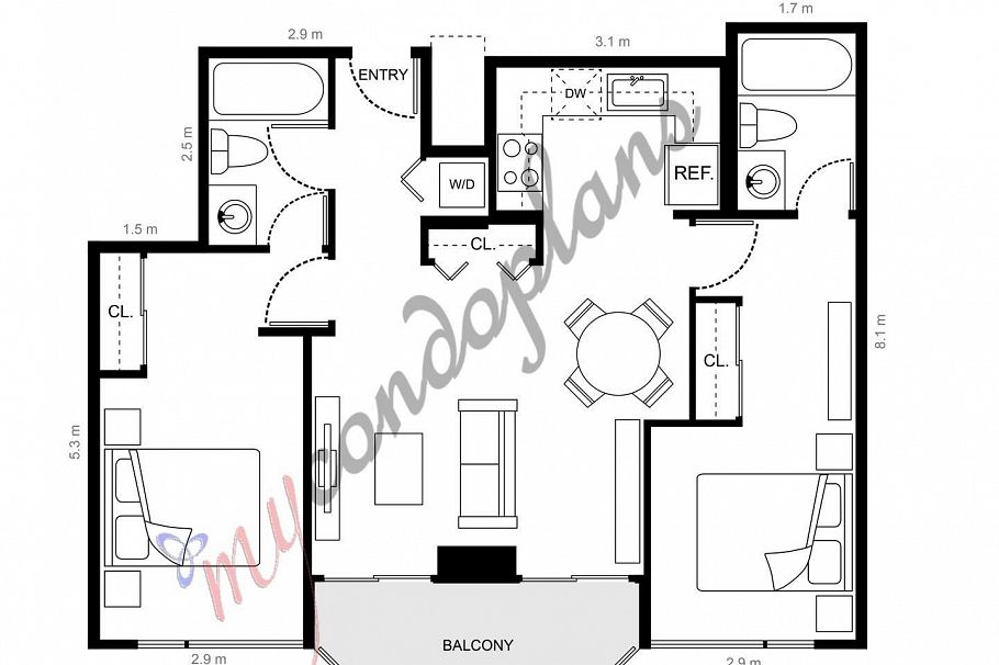 809 1212 Howe Street Vancouver, BC - 15