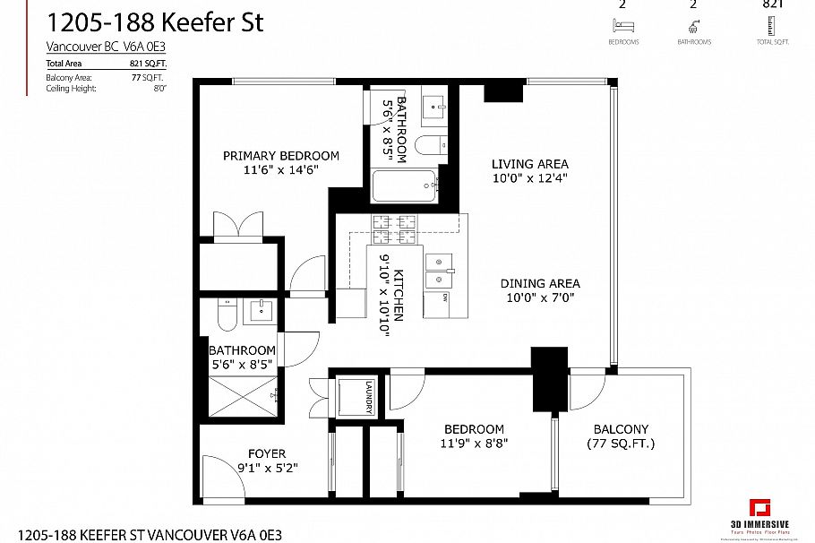 1205 188 Keefer Street Vancouver, BC - 40