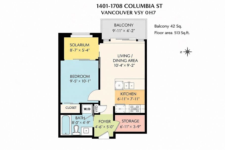 1401 1708 Columbia Street Vancouver, BC - 40