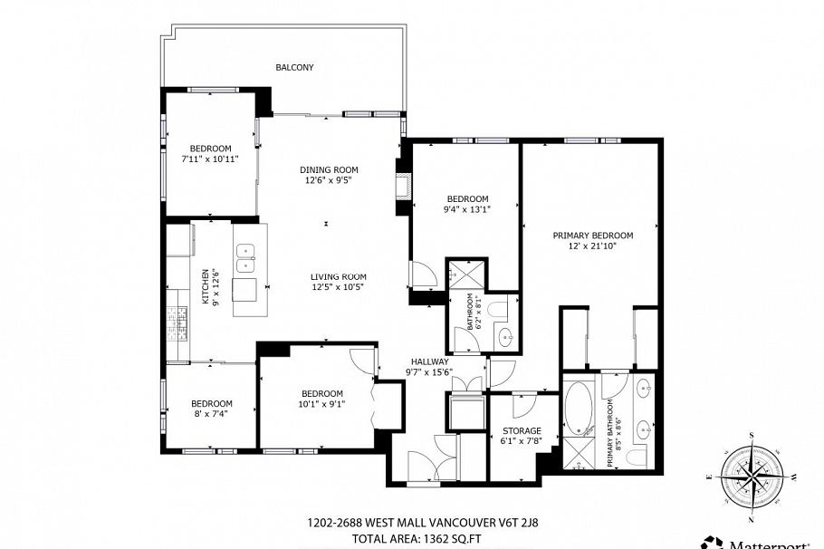 1202 2688 West Mall Vancouver, BC - 39