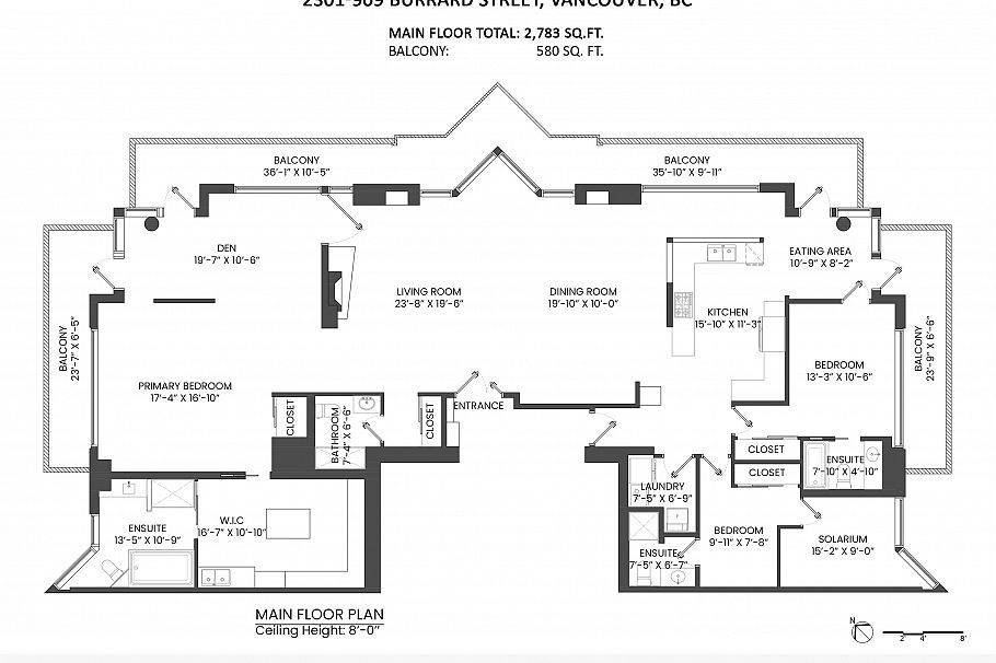 2301 909 Burrard Street Vancouver, BC - 39