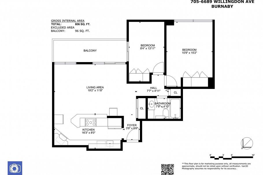 705 6689 Willingdon Avenue Burnaby, BC - 2