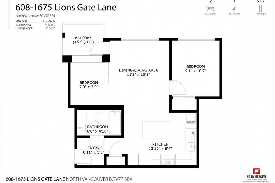 608 1675 Lions Gate Lane North Vancouver, BC - 37