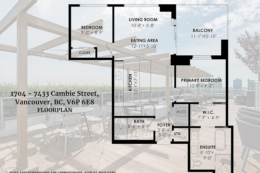 1704 7433 Cambie Street Vancouver, BC - 21