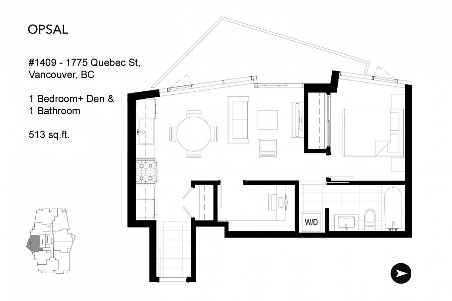 1409 1775 Quebec Street Vancouver, BC - 22