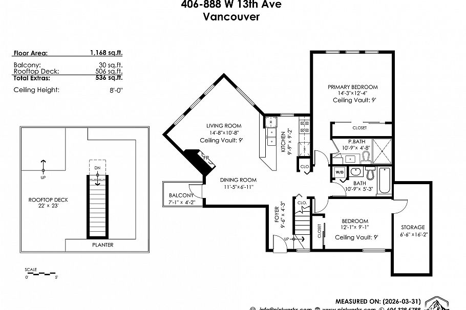 406 888 W 13th Avenue Vancouver, BC - 36