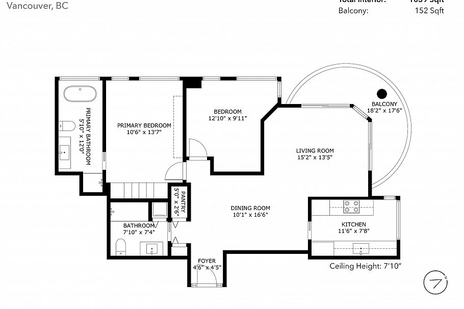 403 1020 Harwood Street Vancouver, BC - 3