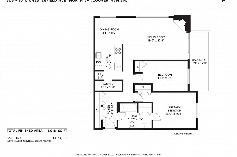 303 1610 Chesterfield Avenue North Vancouver, BC - 25