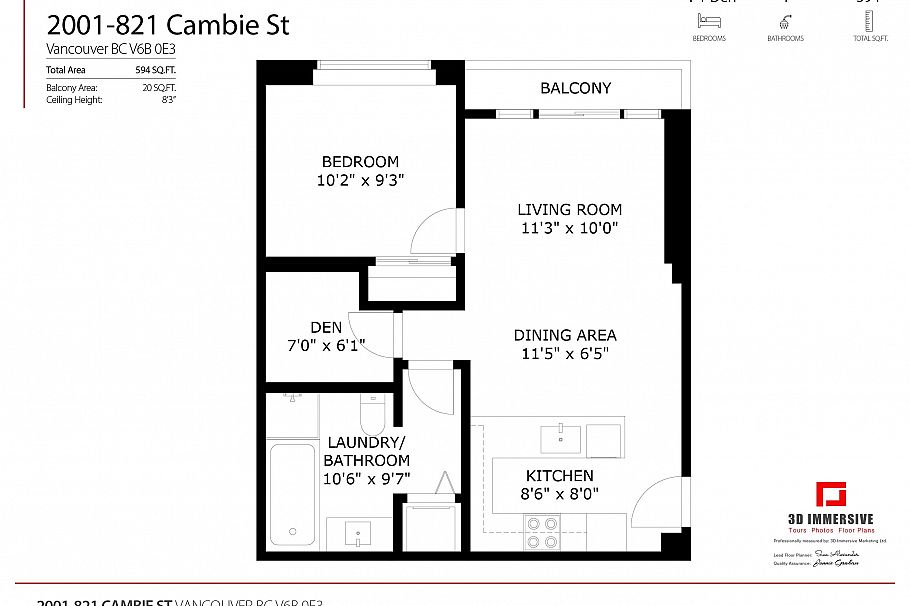 2001 821 Cambie Street Vancouver, BC - 22