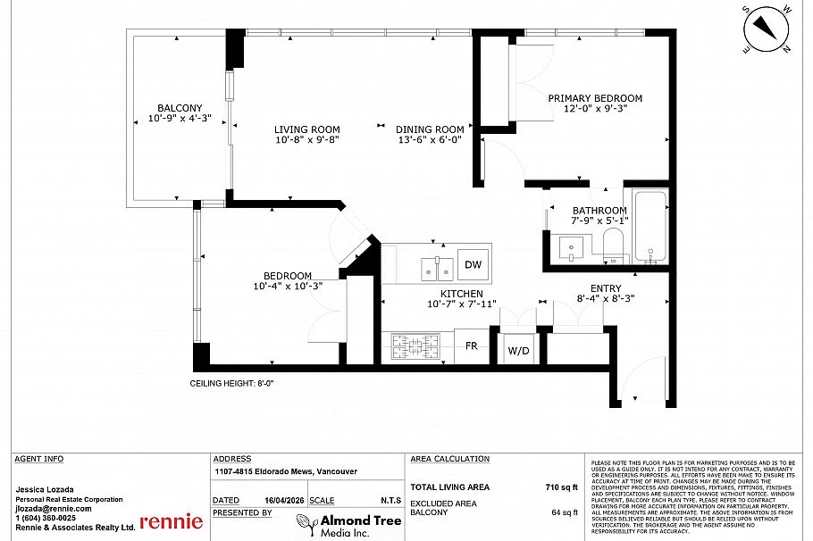 1107 4815 Eldorado Mews Vancouver, BC - 27