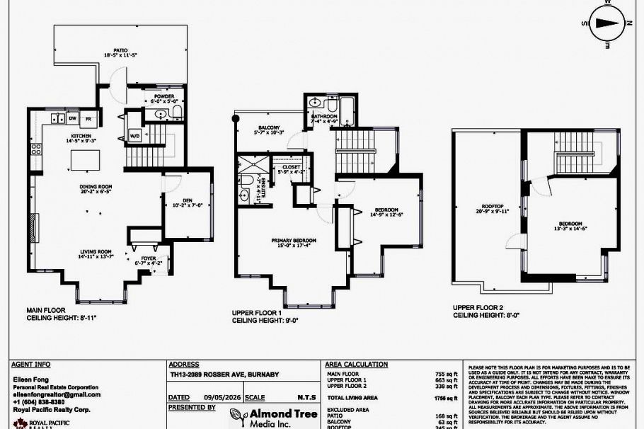TH13 2089 Rosser Avenue Burnaby, BC - 3