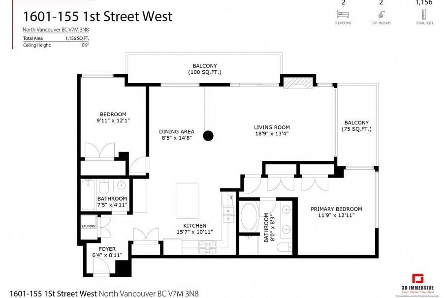 1601 155 W 1st Street North Vancouver, BC - 40