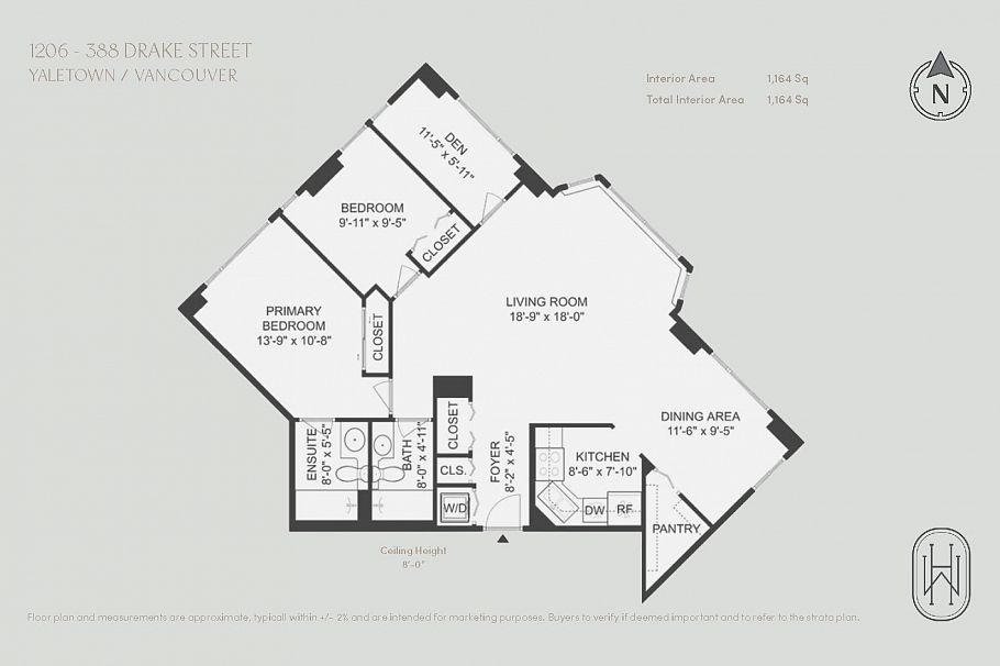 1206 388 Drake Street Vancouver, BC - 12