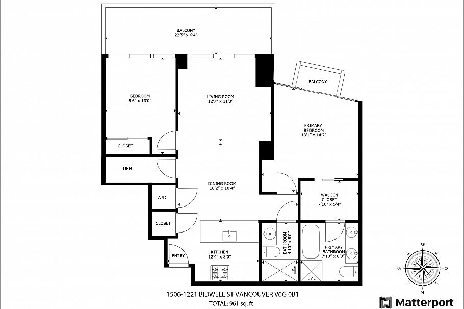 1506 1221 Bidwell Street Vancouver, BC - 40