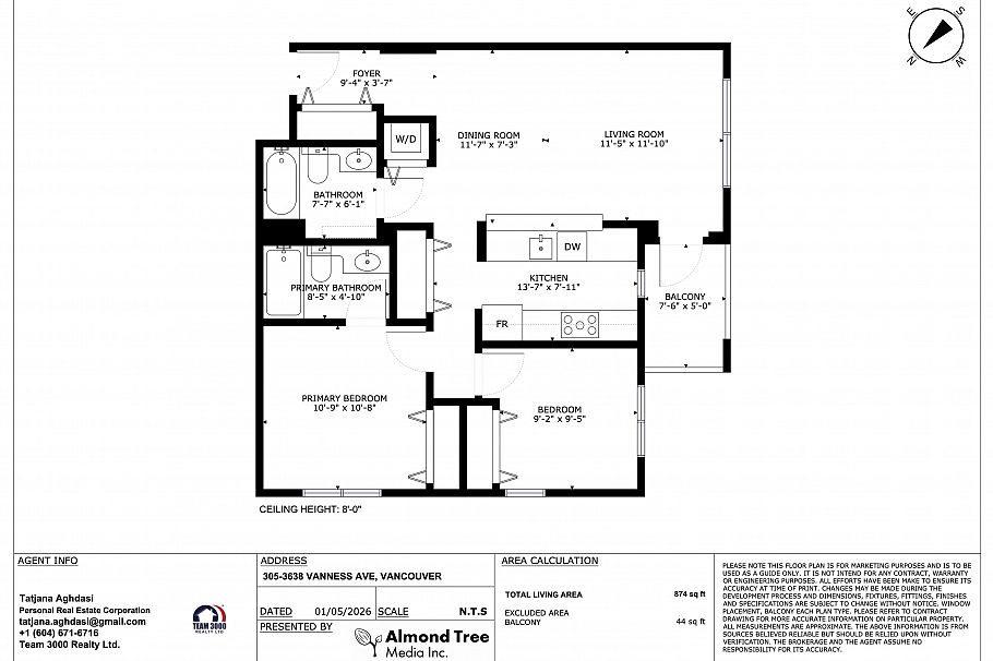 305 3638 Vanness Avenue Vancouver, BC - 25