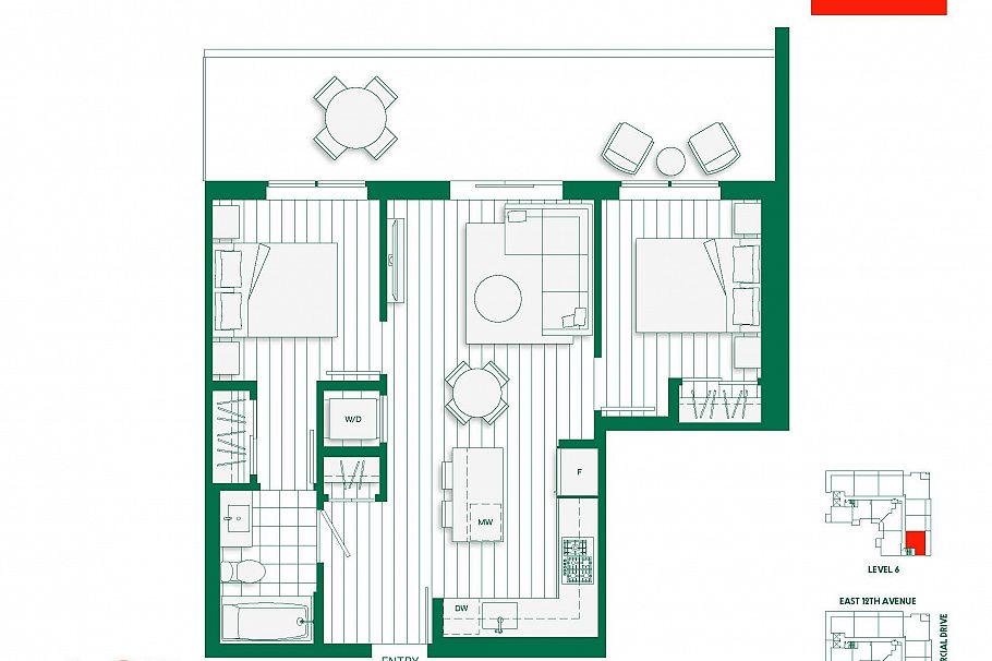 607 1680 E 12th Avenue Vancouver, BC - 12