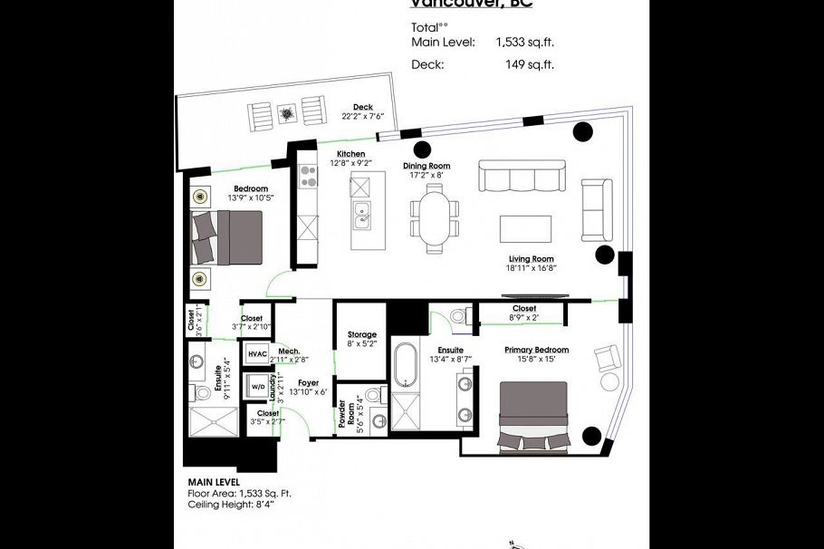 1902 1499 W Pender Street Vancouver, BC - 22