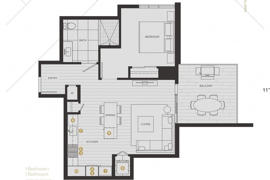 909 7418 Paulson Street Vancouver, BC - 5