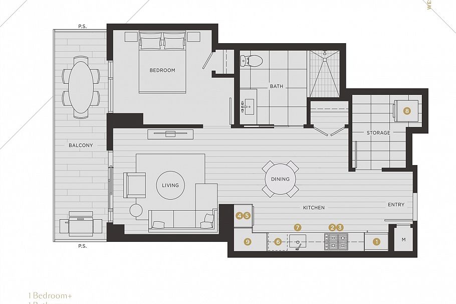 707 7418 Paulson Street Vancouver, BC - 6