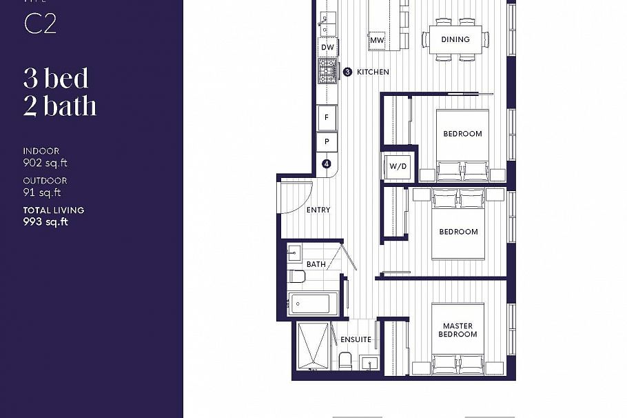 402 2471 St. George Street Vancouver, BC - 1