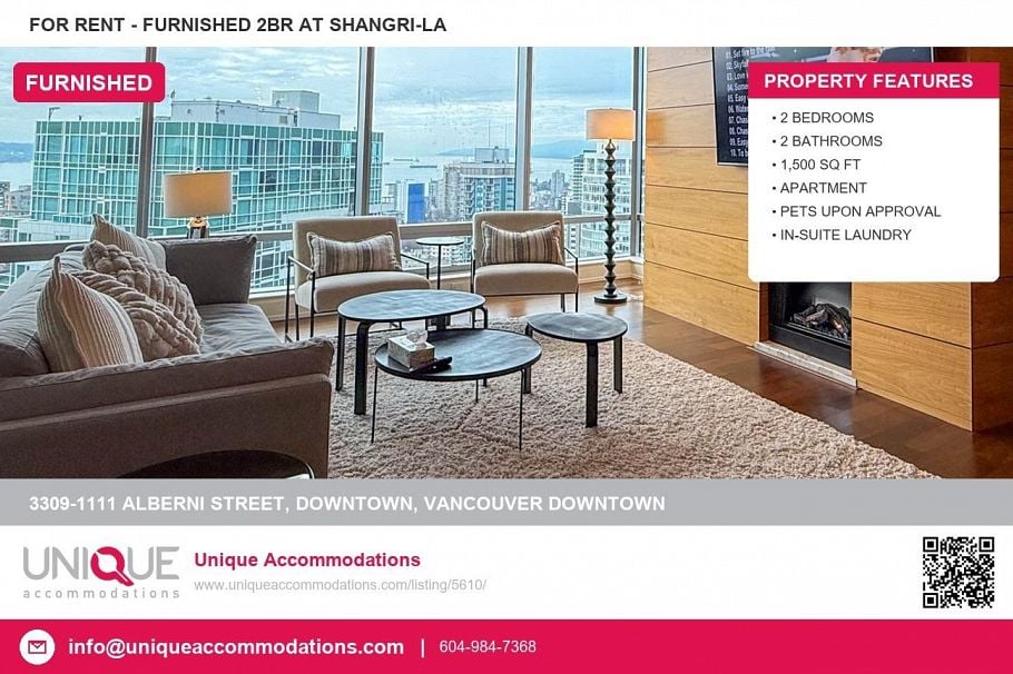 3309 1111 ALBERNI STREET, Vancouver BC V6E 4V2 Vancouver, BC - 1