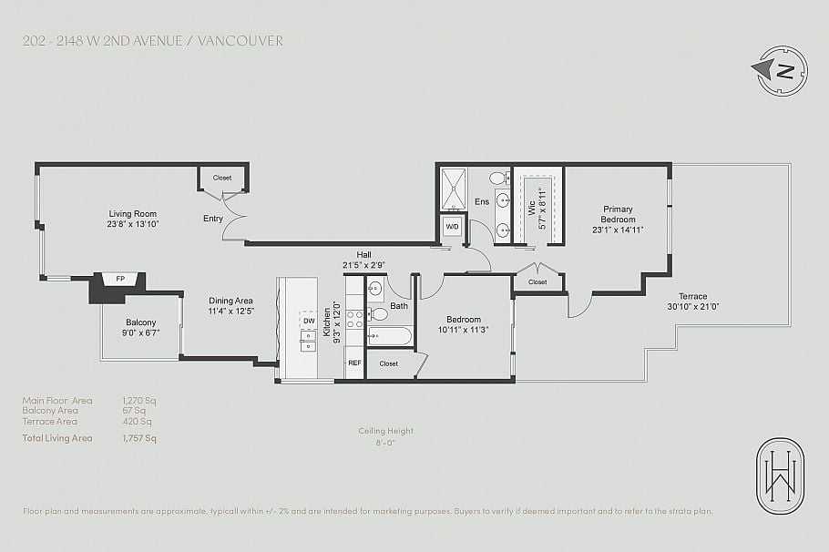 202 2148 W 2nd Avenue Vancouver, BC - 23