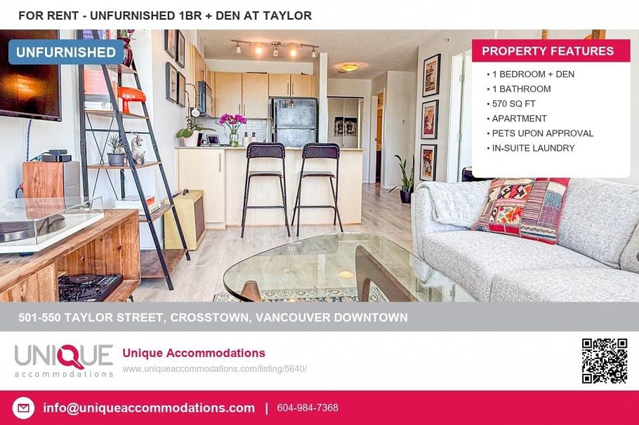 501 550 TAYLOR, Vancouver BC V6B 1R1 Vancouver, BC - 1