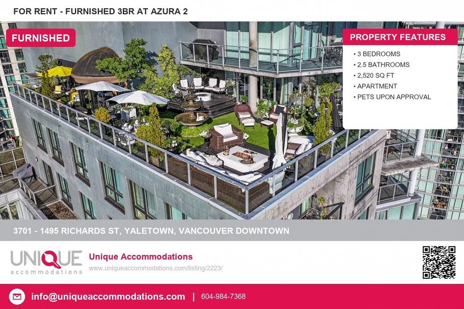 3701 1495 RICHARDS, Vancouver BC V6Z 3E3 Vancouver, BC - 1