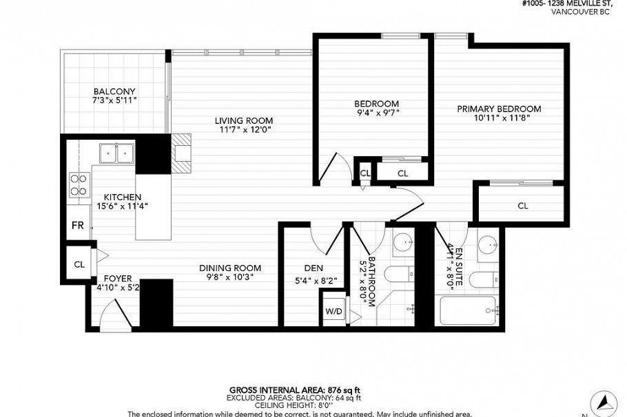 1005 1238 Melville Street Vancouver, BC - 30