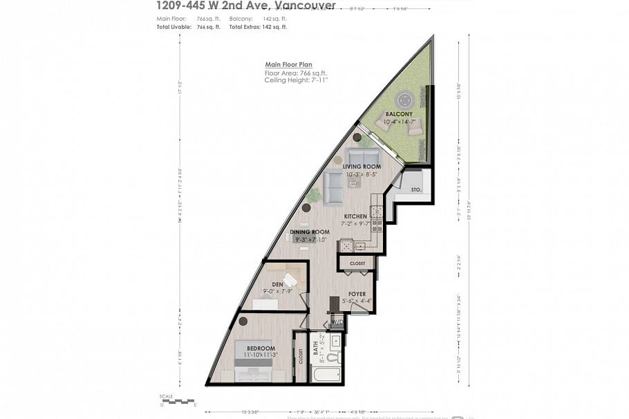 1209 445 W 2nd Avenue Vancouver, BC - 31