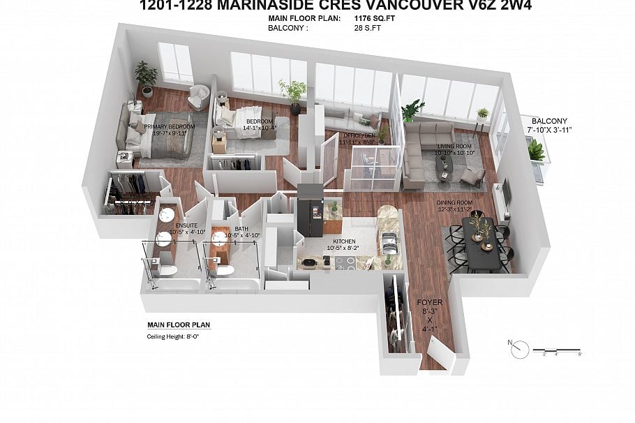 1201 1228 Marinaside Crescent Vancouver, BC - 33