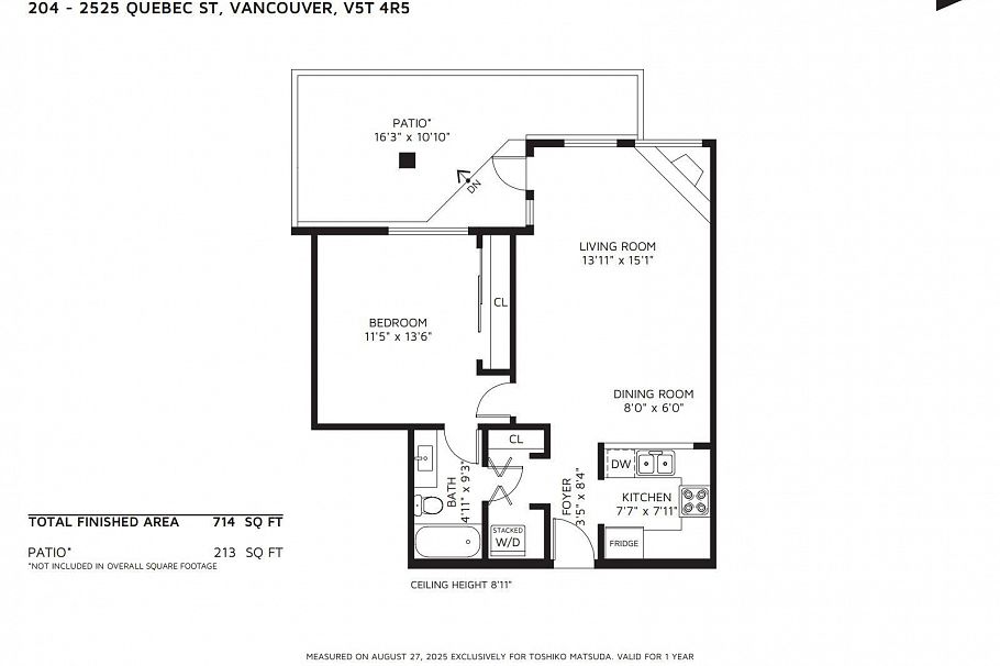 204 2525 Quebec Street Vancouver, BC - 23