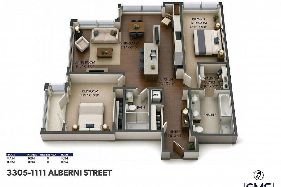 3305 1111 Alberni Street Vancouver, BC - 33
