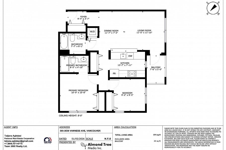 305 3638 Vanness Avenue Vancouver, BC - 25