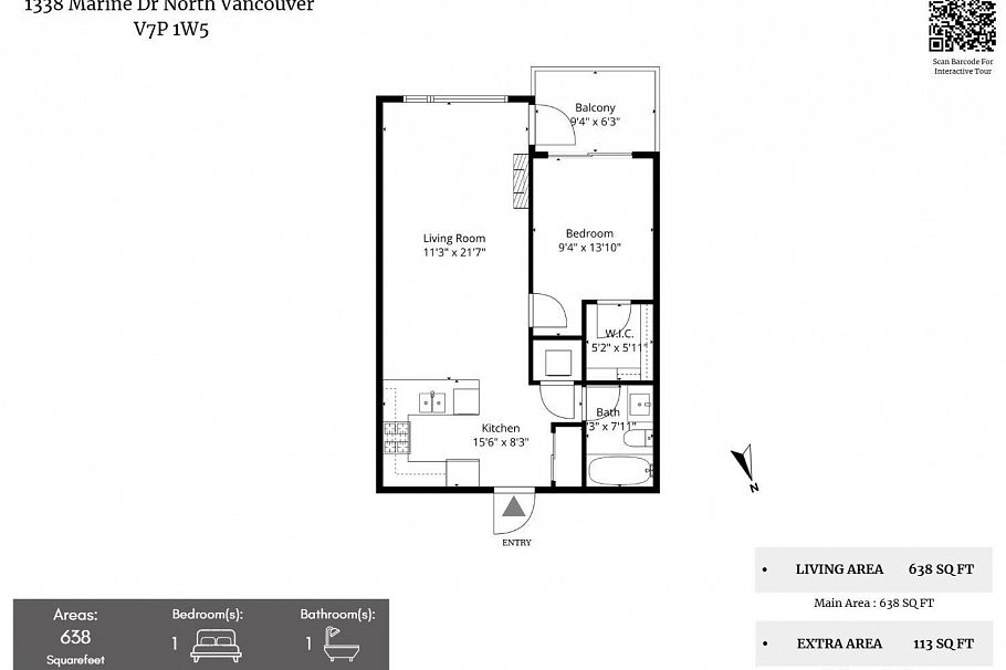 303 1330 Marine Drive North Vancouver, BC - 2