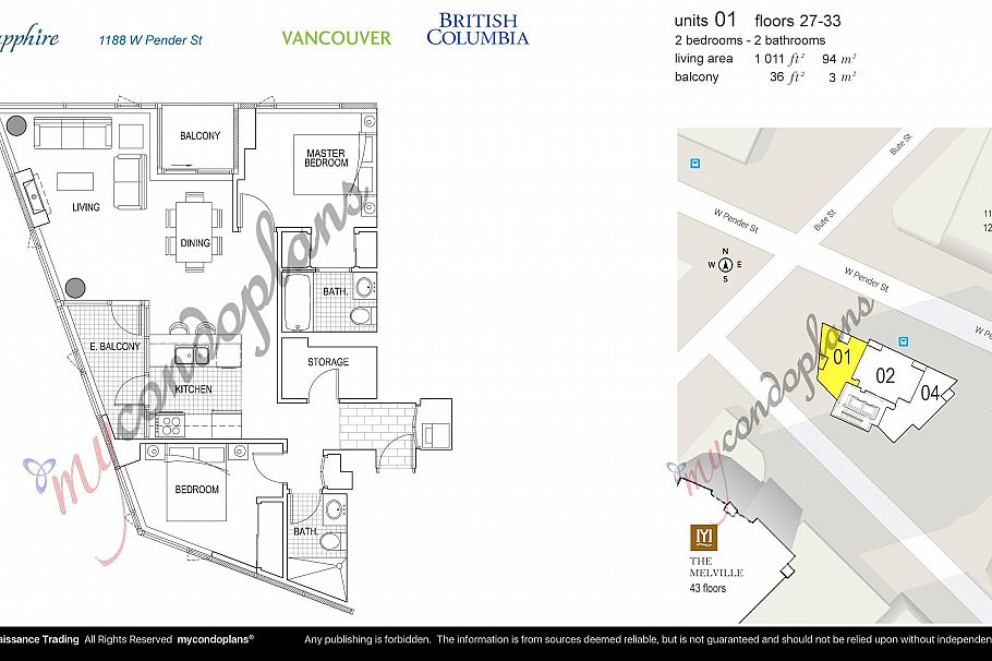 3201 1188 W Pender Street Vancouver, BC - 31