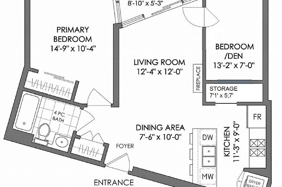 1707 1189 Melville Street Vancouver, BC - 16