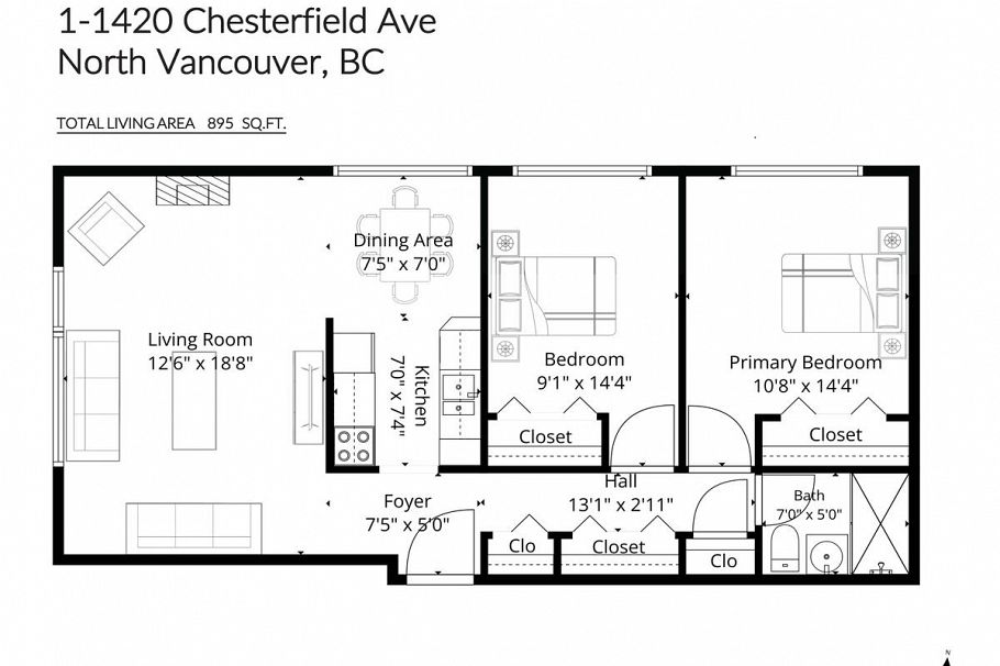 1 1420 Chesterfield Avenue North Vancouver, BC - 16