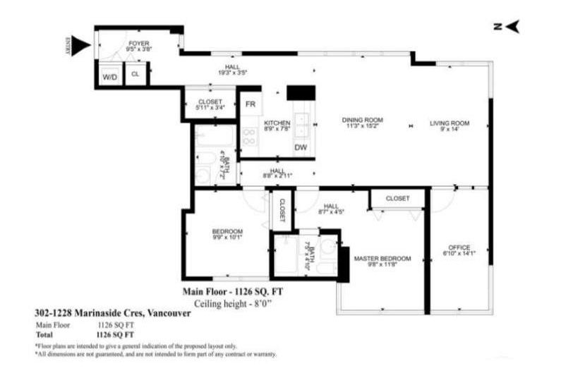 302 1228 Marinaside Crescent Vancouver, BC - 32