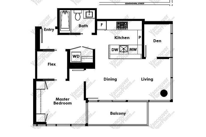 505 1351 CONTINENTAL STREET, Vancouver BC V6Z 0C6 Vancouver, BC - 12